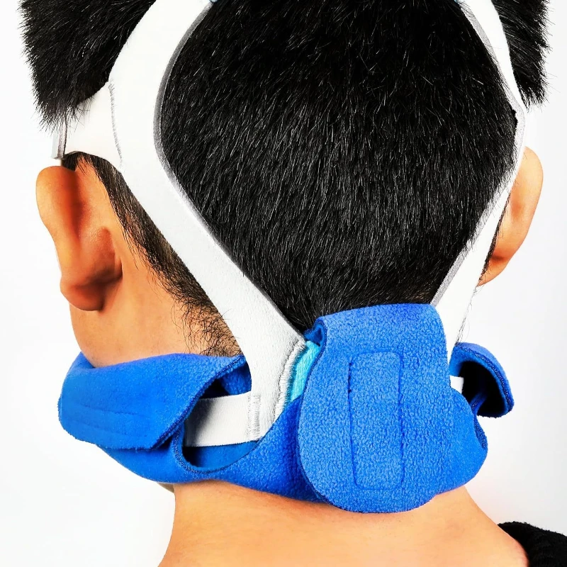 

Ремешок на голову вентилятора Подушка для шеи CPAP Маска для лица Защитный чехол для предотвращения отпечатков на лице и уменьшения раздражения шеи