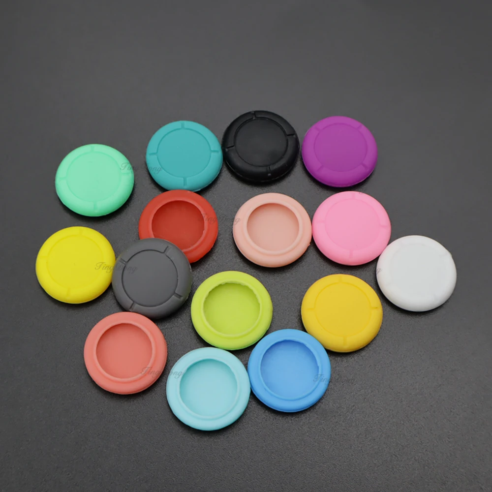 10pcs Rubber Grip Cap For Switch Controller 3D Analog Joystick Cover Silicone Thumbstick Cap For NS Joy-Con - view 2