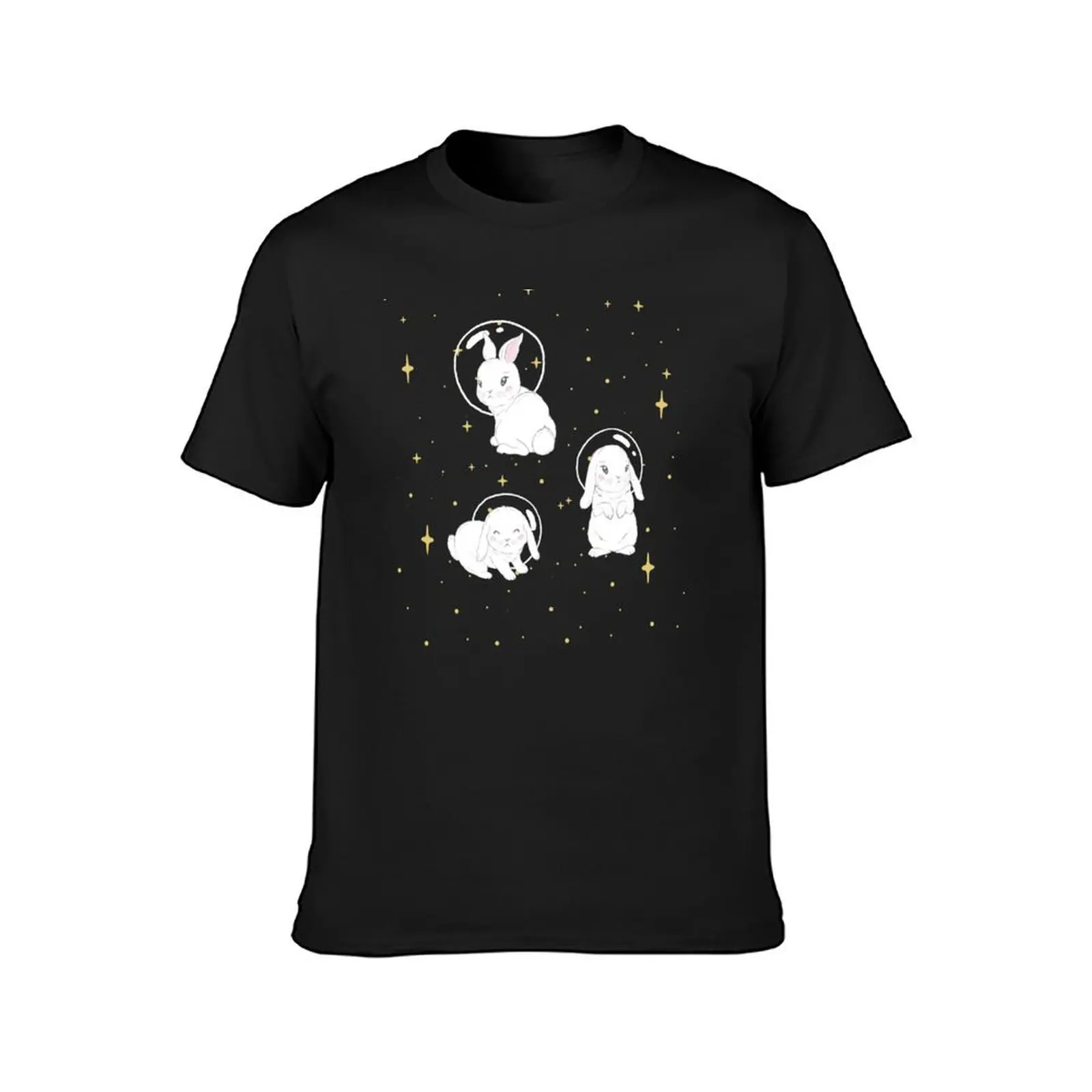 Space Little bunnies By graphicmeyou T-Shirt funnys blanks oversized Men's t-shirt