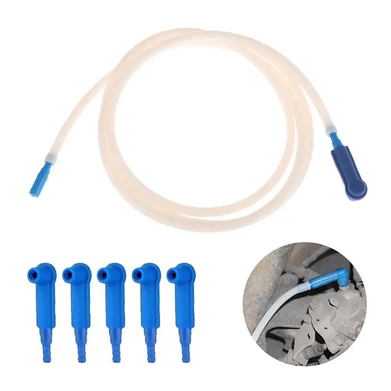 

Motorcycle Car Brake Fluid Clutch Oil Exchange Pump Connector Hose Empty Drained Oil Bleeder Auto Brake Oling Connector Tools