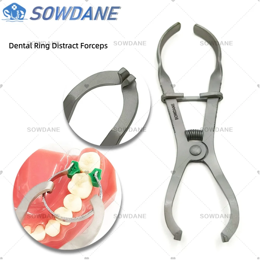 

Стоматологический пинцет-дистрактор Ivory с металлическим кольцом, матричный пинцет, ортодонтический инструмент для стоматологов