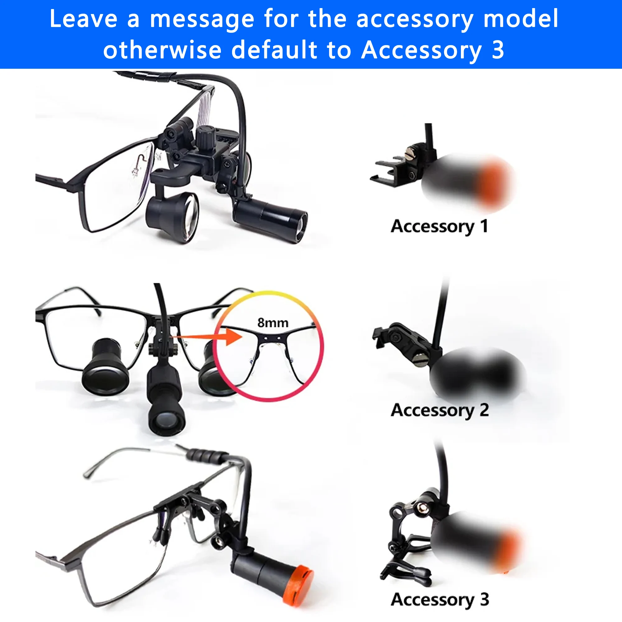 Burite 3W lampe frontale 30000lux avec filtre dentiste dentaire Loupes laboratoire utilisation ceinture Clip Style phares avec batterie 12 heures