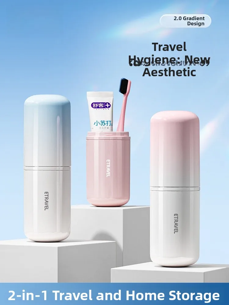 

Портативная дорожная чашка Toothbru, чашка Tootaste Mouthwa, стоматологический набор, коробка для хранения, набор Wa, простая встроенная установка для путешествий