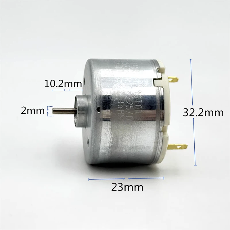 Standard RC520-KN/18225 Motor DC 5V 6V 9V 12V 8500RPM Mini 32mm Diameter Carbon Brush Motor DIY Sweeper Robot Hobby Toy Model