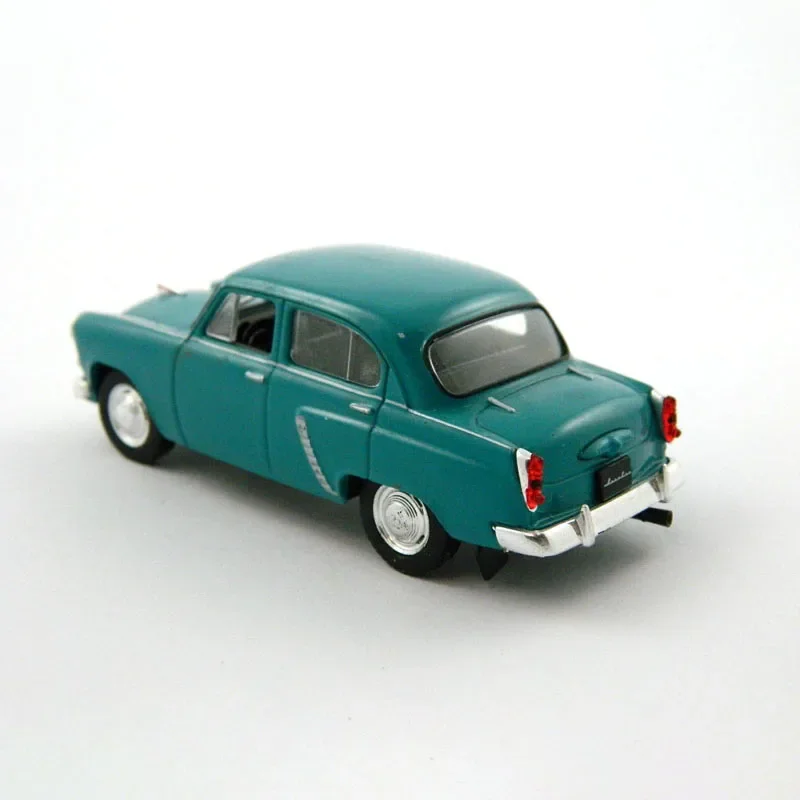 Diecast 1/43 scala Moskvich 410 modello di auto auto sovietica collezione classica Display giocattoli per ragazzi regali di natale per bambini