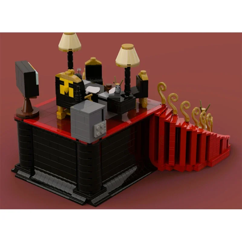 1170 ELEMENTÓW MOC Scarface Montana Mansion Premium Filmowa Architektura DIY Model Klocki Konstrukcyjne Prezent Urodzinowy