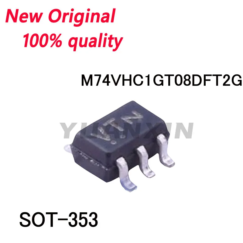 10/PCS New Original M74VHC1GT08DFT2G 74VHC1GT08 VT.. SOT-353 Logic gate chip In Stock