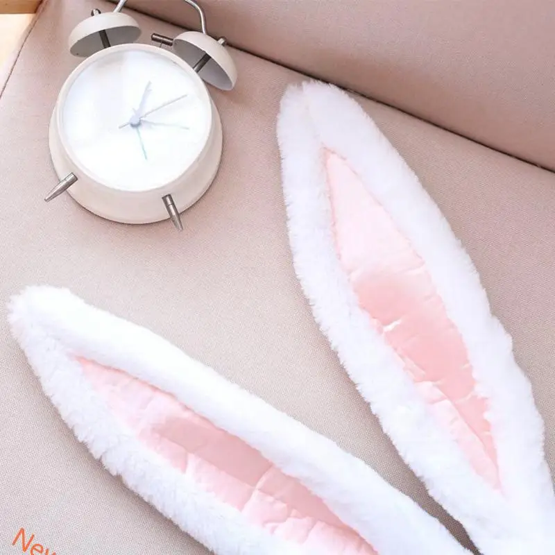 Pluszowy kapelusz królika czapka kreskówka uszy króliczka kostium Halloween zwierzę na imprezę Cosplay akcesoria kostiumowe