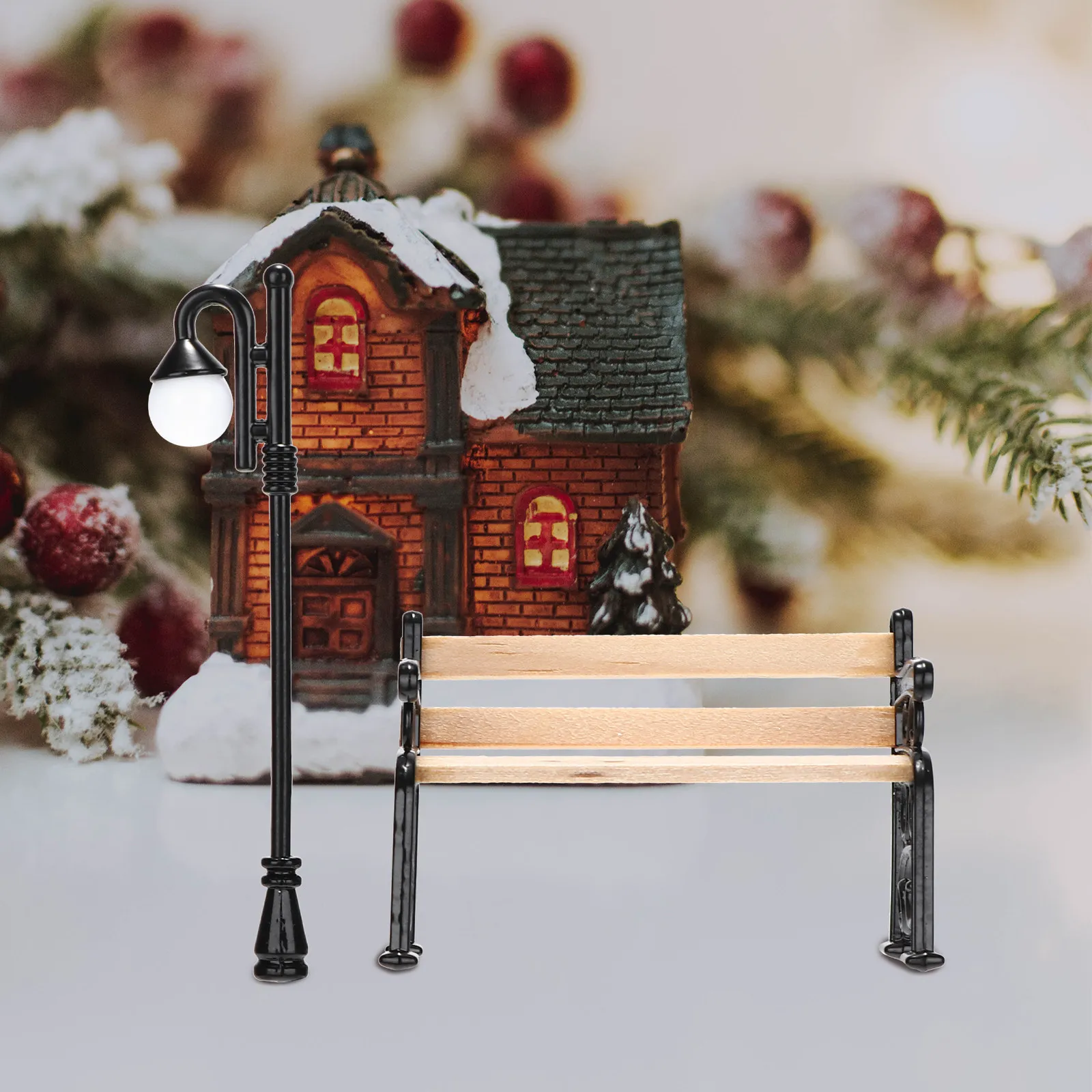 

Набор из 1 шт. миниатюрных уличных фонарей ручной работы для декора мини-сада и украшения рабочего стола