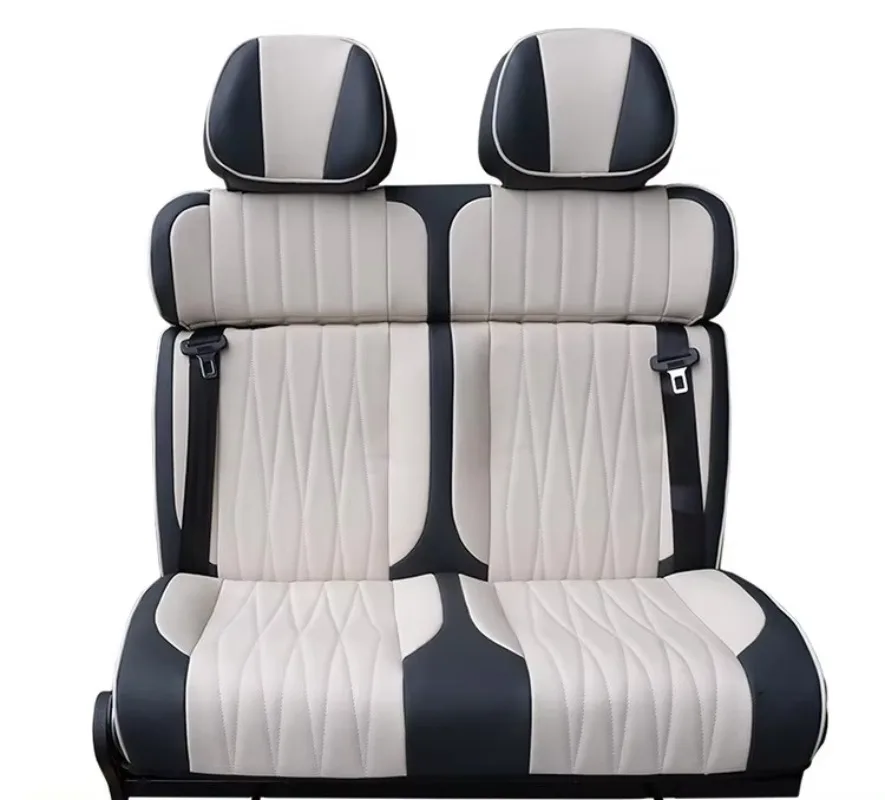 Custom Car Seat for Campervan Caravan & Motorhome Multifunctional Foldable Leather Bed Seat Van Accessory