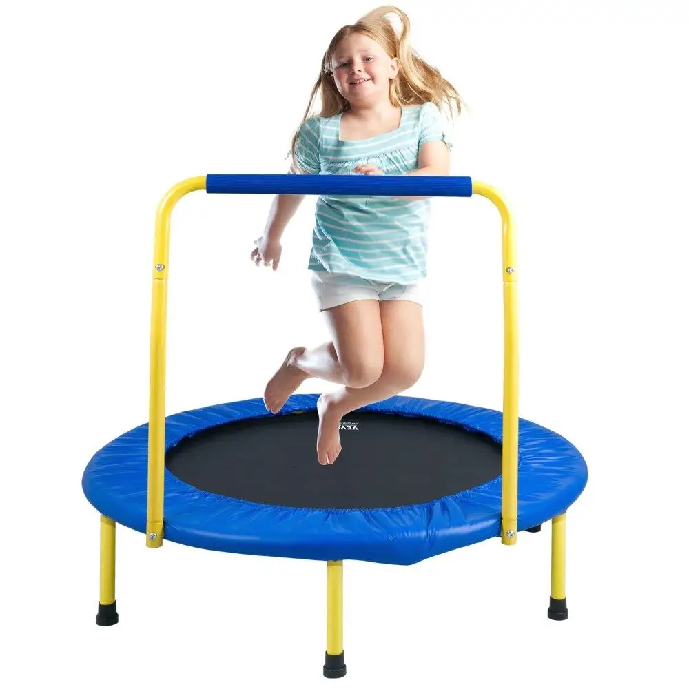 

3FT Trampoline for kids Indoor/Outdoor Foldable Baby Toddlers Trampoline