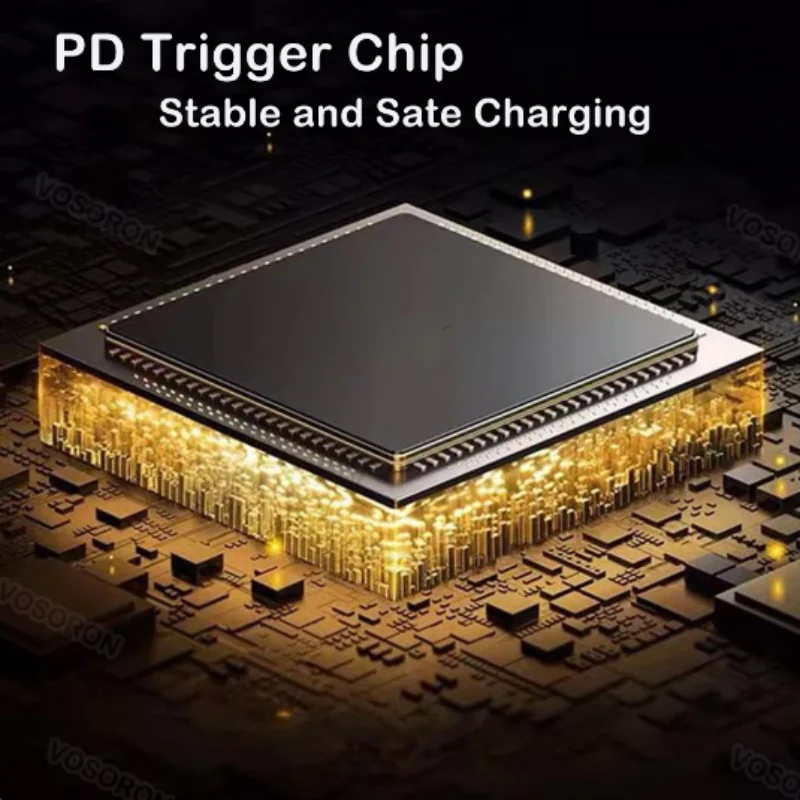 100 واط تيار مستمر مربع التوصيل لينوفو شاحن الكمبيوتر المحمول إلى USB C PD محول الطاقة محول نوع C كابل شحن سريع الحبل لماك بوك