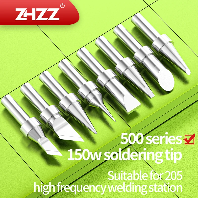 500 Series Soldering Iron Tips 500-K 2C 3C 4C 5C 6C 2.4D B I SK Compatible Quick 205H Soldering Station 150W Welding Iron Tips