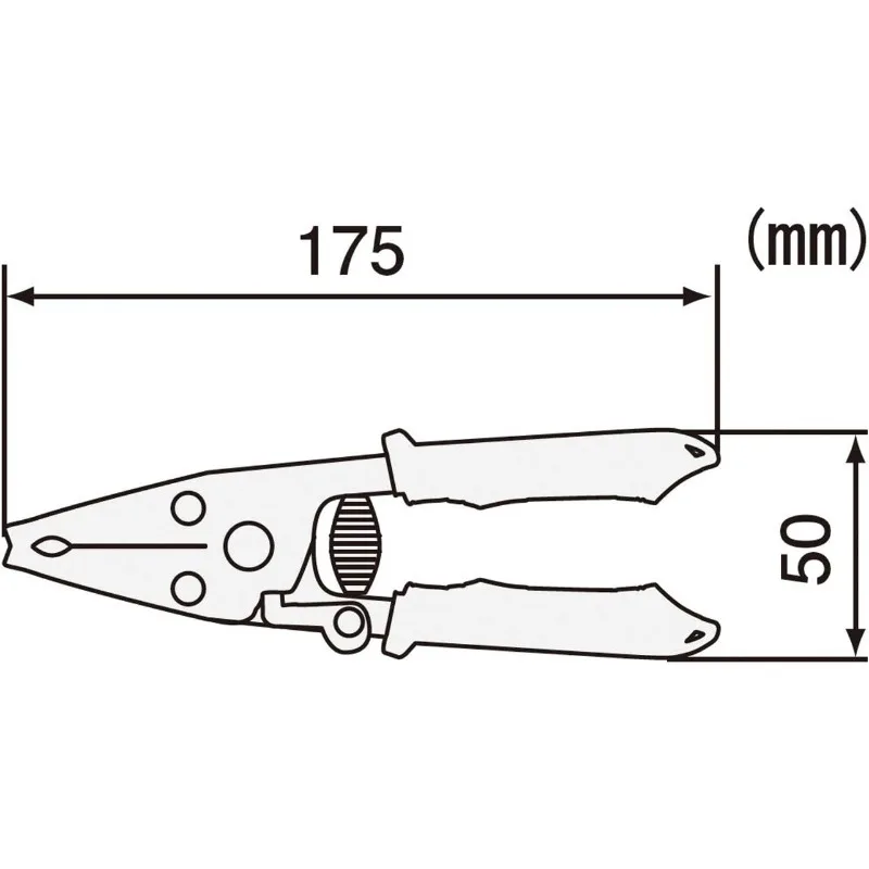 ENGINEER PA-07 Professional Precision Wire Strippers for Thin Wire (AWG24 - AWG12) Spring loaded Comfortable Handles