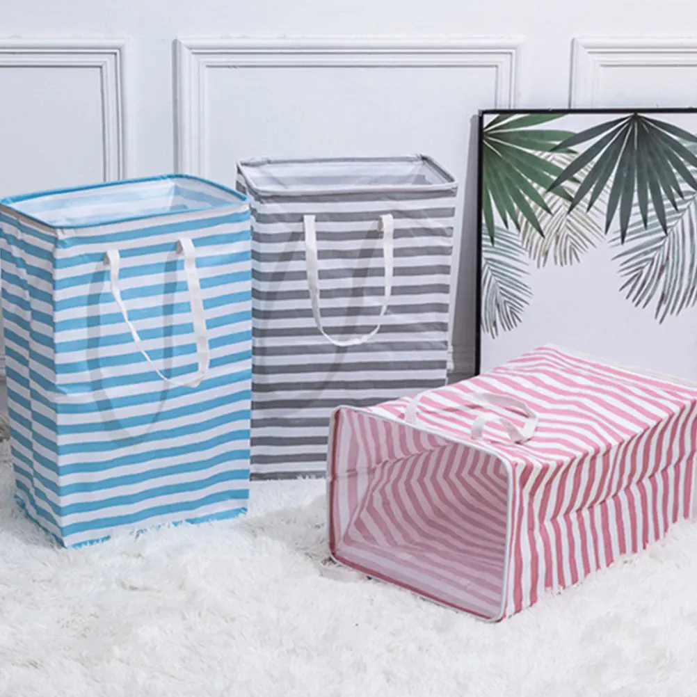 

Washing Basket Laundry Baskets Collapsible Clothes White Light Grey Portable Baby Storage
