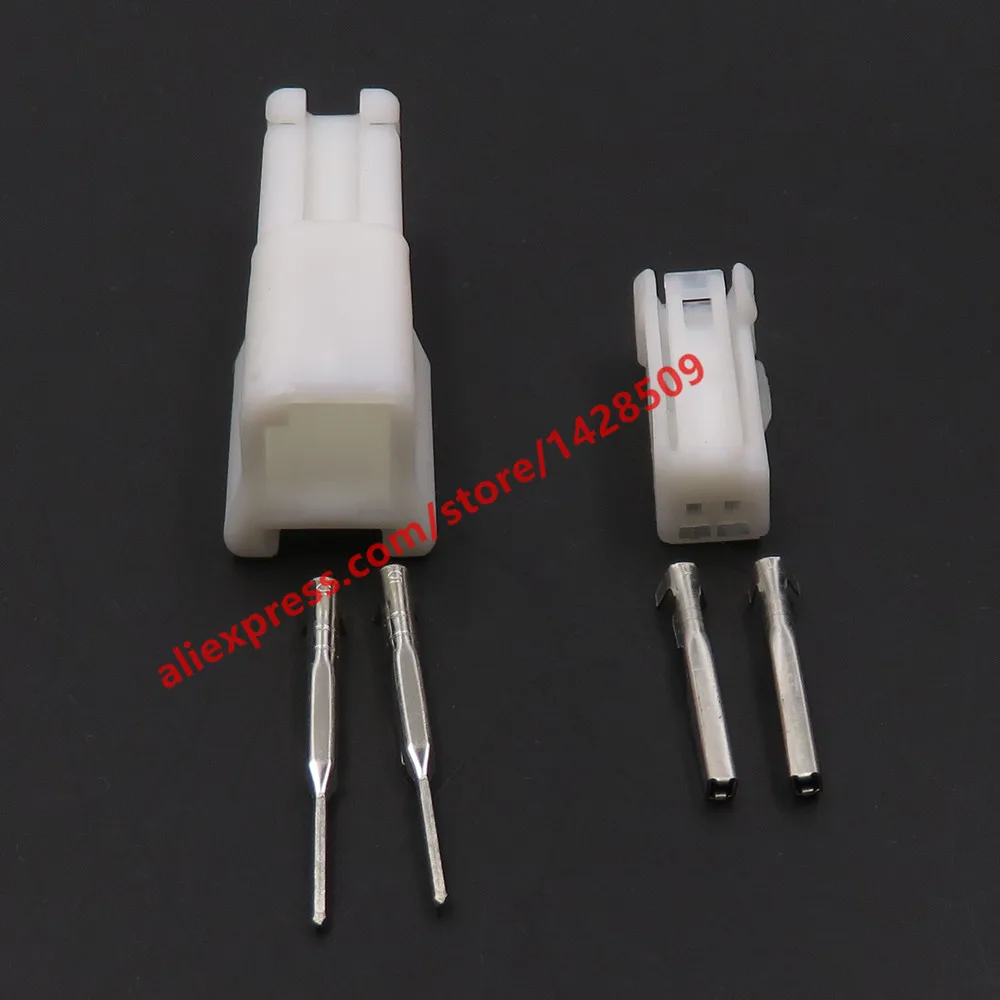 1 Set 2 Pin Automotive Plug Car Atmosphere Light Socket Auto Wiring Connector For Honda Toyota 6098-5071 6098-5070