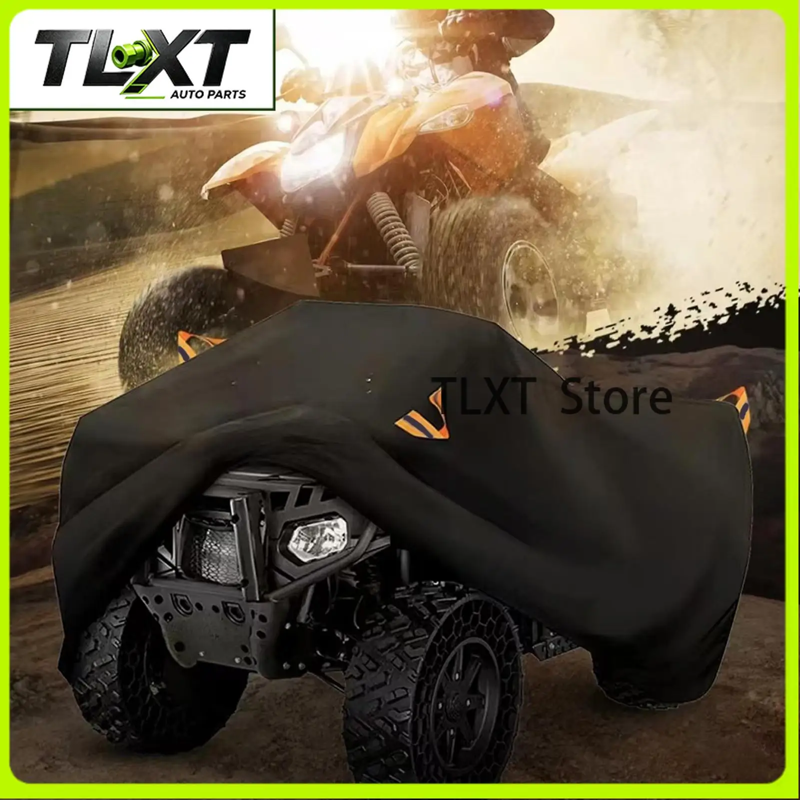 TLXT Outdoor ATV Covers Dust-Proof Oxford Cloth 4 Wheelers Quad Cover Outdoor Storage Protection for ATVs Motorcycles Scooters