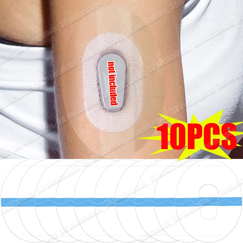 10pcs for Dexcom G6 Transparent Stickers Accessories Transparent Shower Waterproof Patch Adhesive Patches Sticker