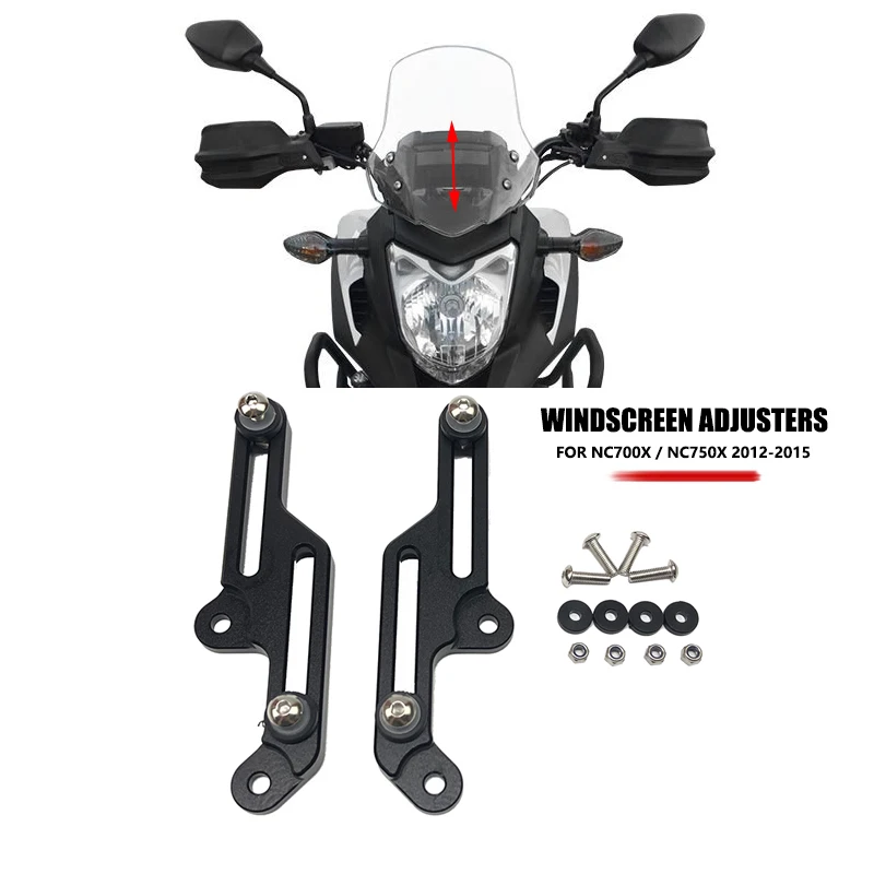 For HONDA NC750X NC 750X 2012-2020 2015 2016 2017 2018 2019 Motorcycle Windscreen Adjusters Airflow Adjustable Windscreen Wind