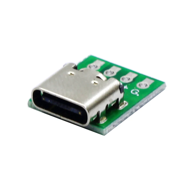 USB 3.1 Type-C 16 Pin Test Breakout Board Full Pinout Socket for Diagnosis Data Cable Repair Prototyping Electronics Arduino NFC image 4