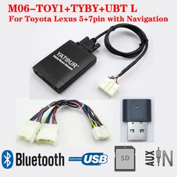 New arrival Yatour Bluetooth USB Playback kit M06+UBT for Lexus Toyota Avalon Avensis Camry Land Cruiser