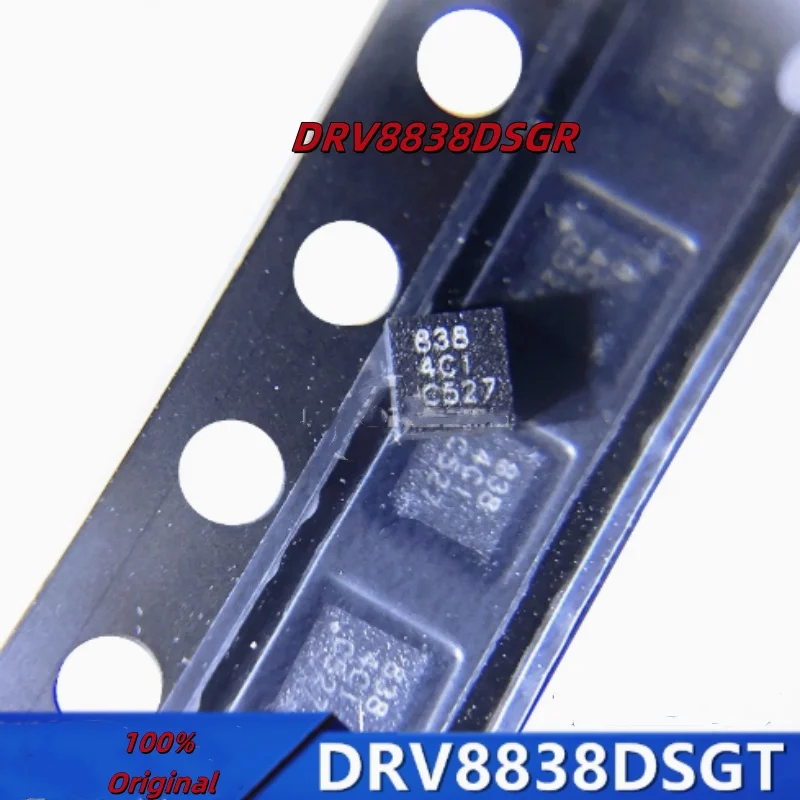 10PCS 100% New DRV8838DSGR 838 DRV8220DSGR 220 DRV8837DSGR 837  SON-8 Brand New Original Chips ic