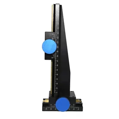 Manual fine-tuning precision Y-axis  slot sliding table CCD LWZ60 rack and pinion long stroke  slot