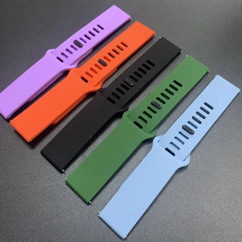 Pulseira de silicone de 22mm 2 - Watch Strap Replacement avaliação e preço