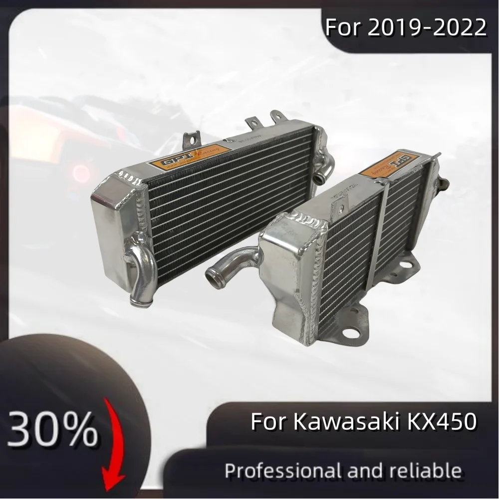 

For 2019-2022 Kawasaki KX450 KX 450 Aluminum Radiator Cooler Cooling Coolant 2019 2020 2021 2022