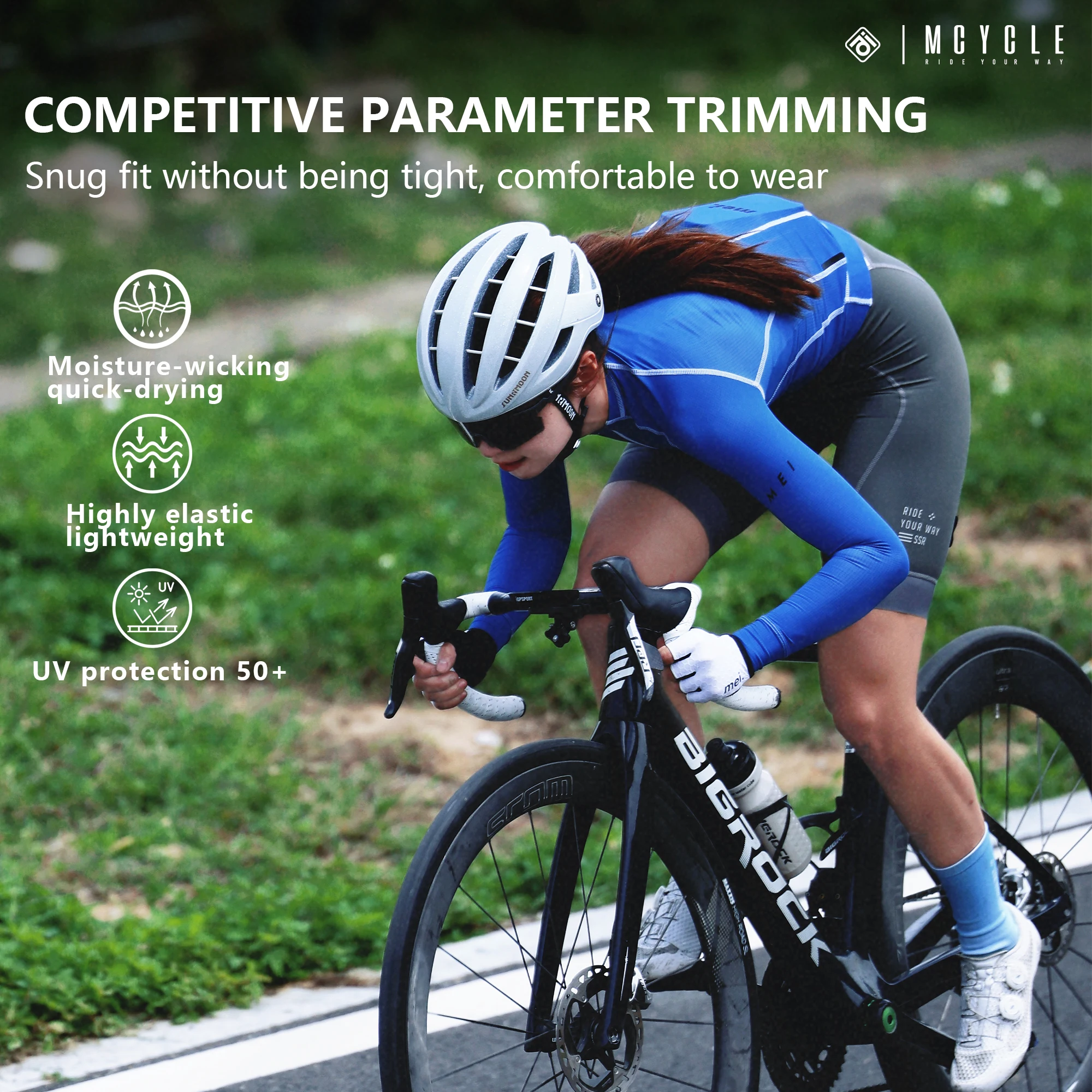 Mcycle Long Sleeve Unisex Cycling Jersey Quick Dry Custom Logo Cycling Shirt Bike Jersey Breathable Bicycle Cycling Clothing
