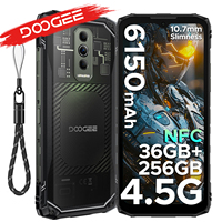 Doogee Rugged Phone Blade10 Ultra Energy 6.56” Android 15 36Gb Ram (8+28)256Gb Rom 6150Mah Battery Widevine L1 Nfc Mobilephone