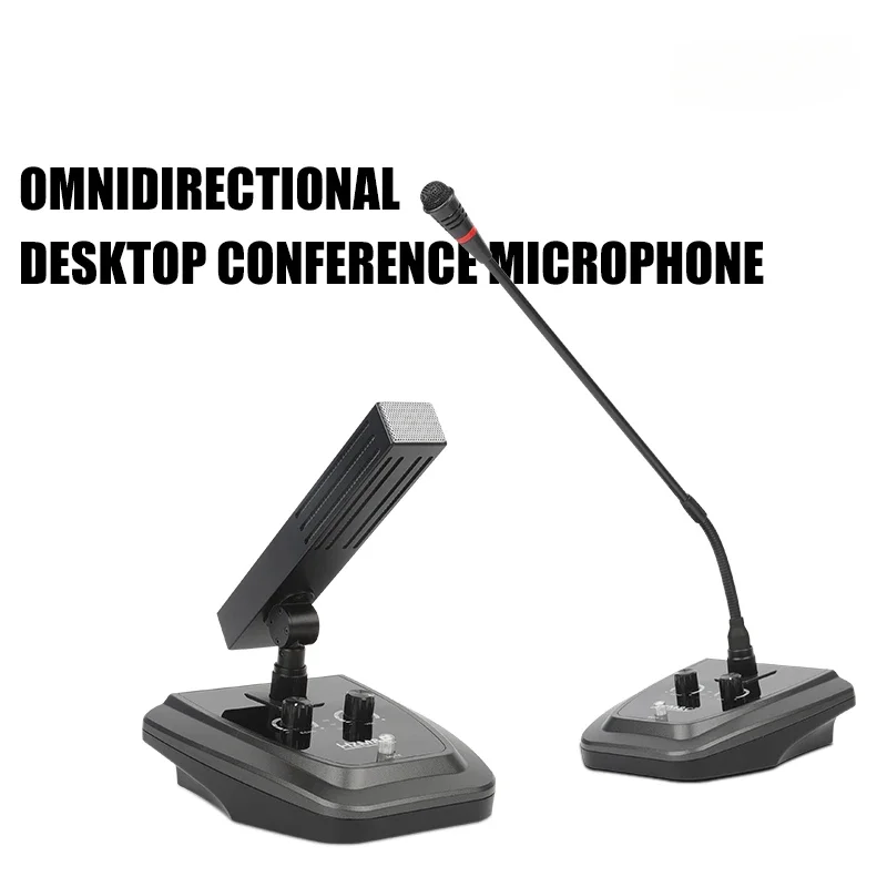 Factory Wholesale Desktop Recording Broadcast Speeches Gooseneck Mic Video Conference Room Microphone