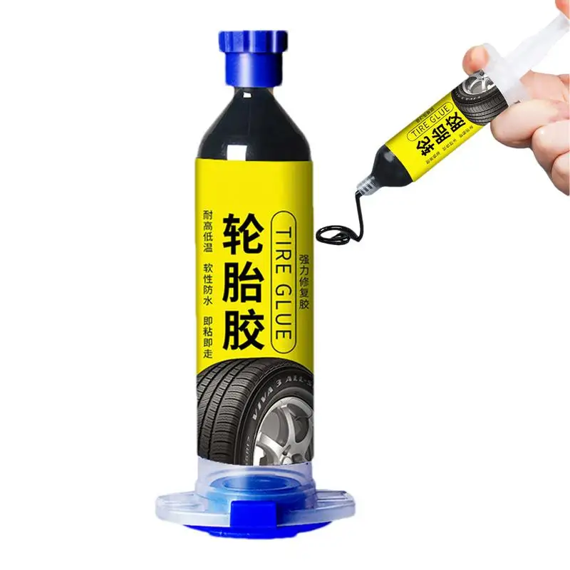 

Tire Puncture Repair Sealant Super-Glue Car Tire Repair Adhesive Waterproof And Strong Bonding 30ml Glue For Rubber Edge And