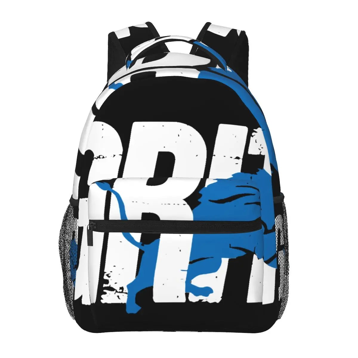 

Retro Detroit Lions Grit Logo Casual Backpack Unisex Students Leisure Travel Computer Backpack