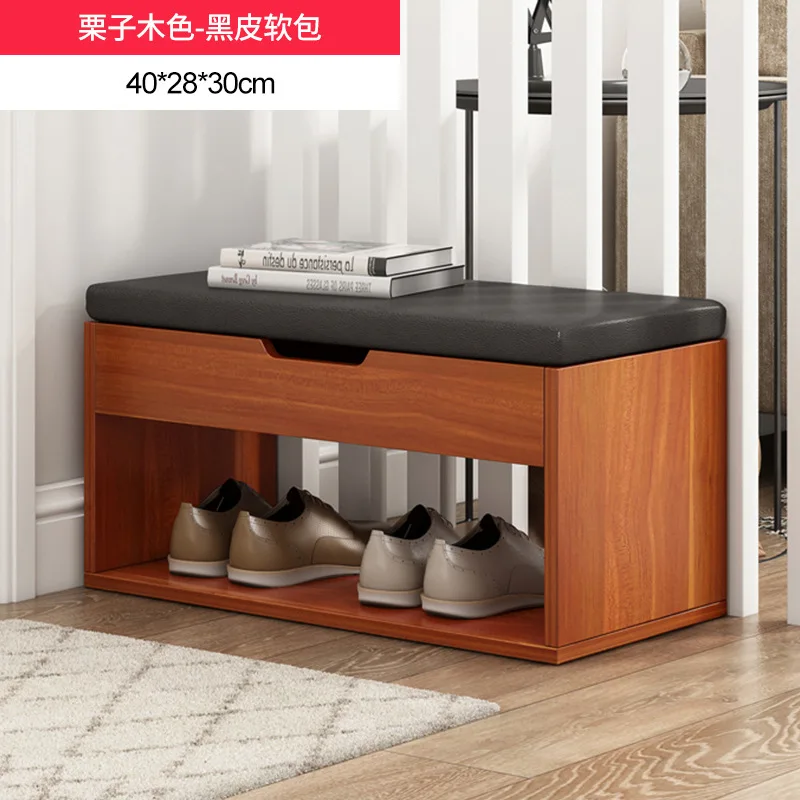 Leather Shoes Cupboards Furniture Simple Entrance Ultra Thin Flip Shoe Rack for Hallway Large Capacity Storage Hallway Bench