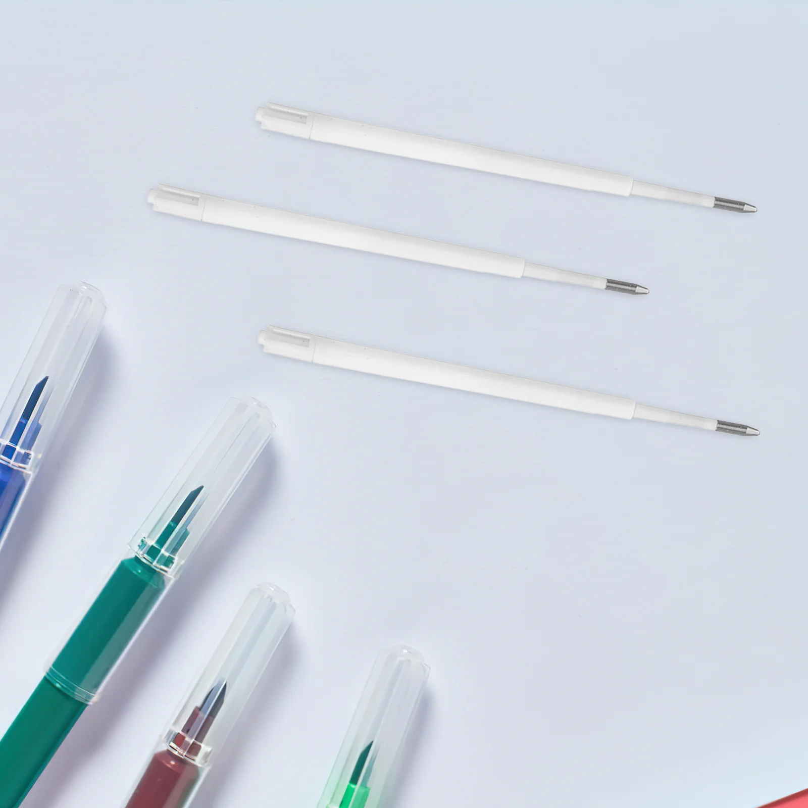 

100 шт. черные стержни для шариковых ручек, плавное письмо, высокая емкость, дизайн, установка, универсальная посадка