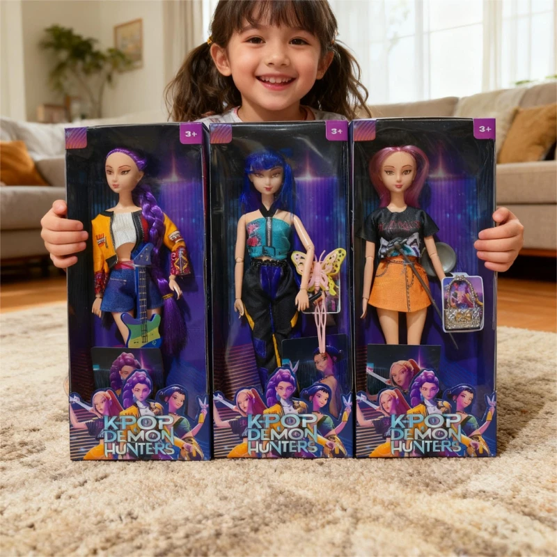 

Kpop Demon Hunters Doll Toys Rumi Mira Zoey Beautiful Princess Baby Girl Dolls Toy DIY Gift for Girls