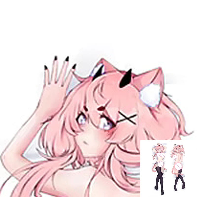 

Dakimakura Anime Pillow Cover Catto Double Sided Print 2Way Cushion Cover Xmas Gifts