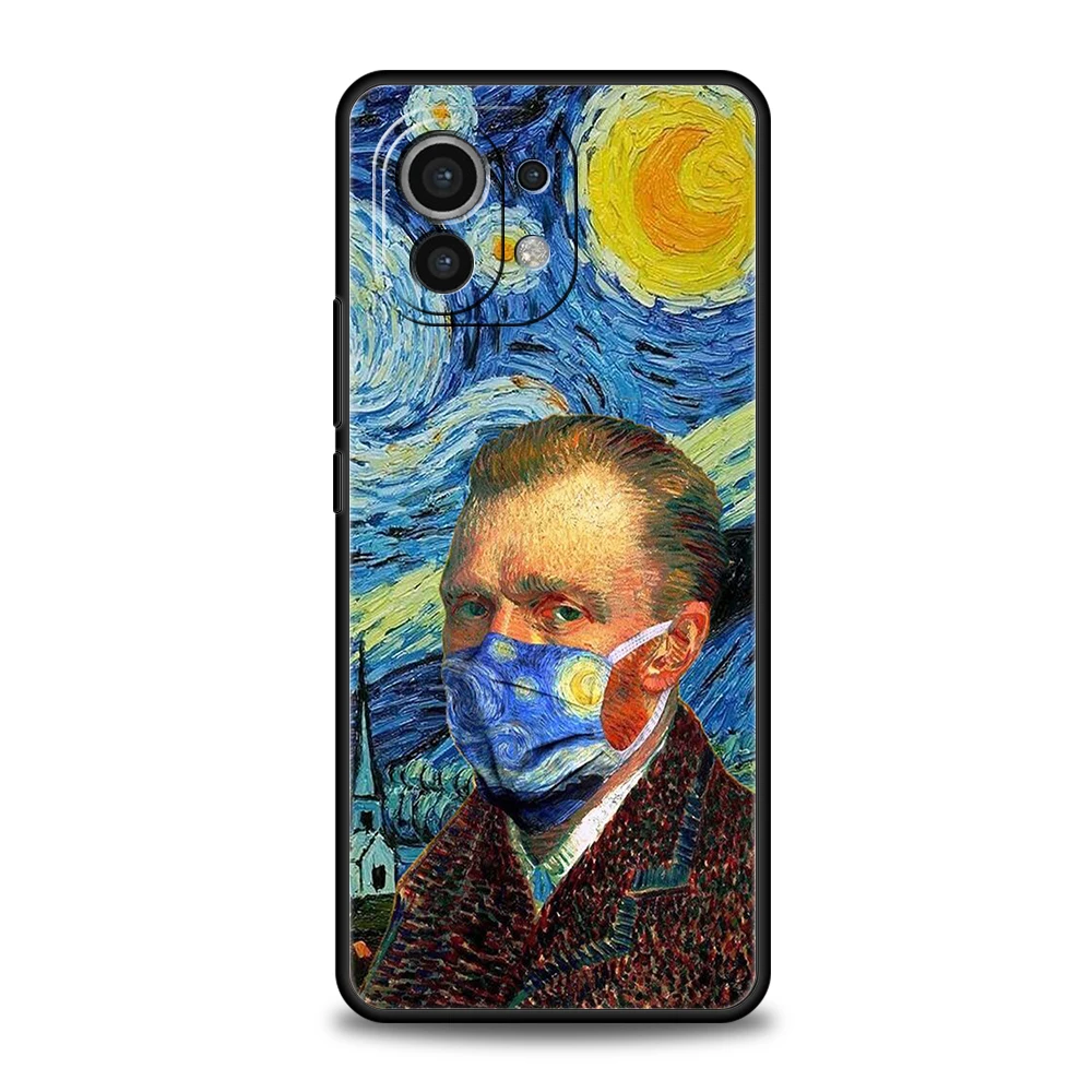 Van Gogh Series Phone Case for Xiaomi Mi 14 13 12 11 Ultra 13T 12T Poco C51 F3 F4 F5 X3 X4 NFC Pro Lite 5G Silicone Cover Capas