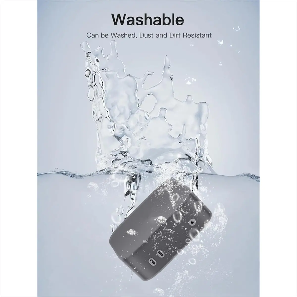 Top Mini Case for Mac Mini M4 Wear-Resistant Water-Resistant Silicone Cover Easy Installation Durable Protection Gray