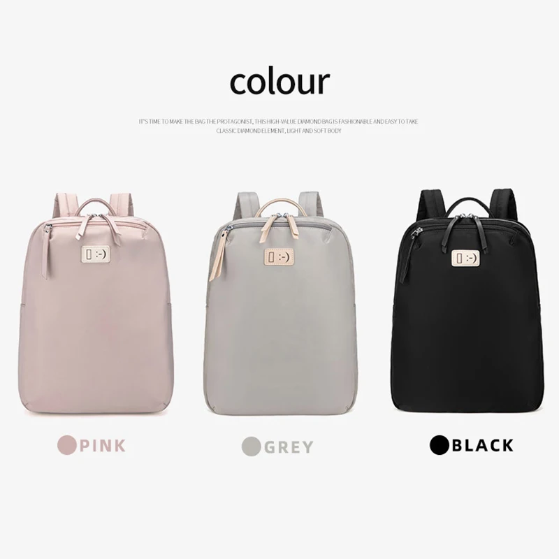 Laptop Backpack For Women And Men Business Students Anti-Theft Casual Fashion Nylon High Capacity Waterproof Executive Back Bag