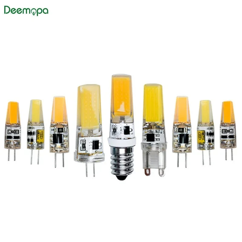 G4 LED Lamp 3W 6W COB Led Bulb E14 AC/DC 12V 220V Lampada led Lights G9 Cob Spotlight Chandelier Lighting Replace Halogen