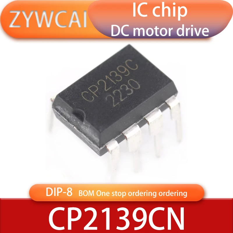 CP2139CN DIP-8 5PCS PMOS NMOS power switch H-bridge driver CP2139 CP2139C DC motor drive