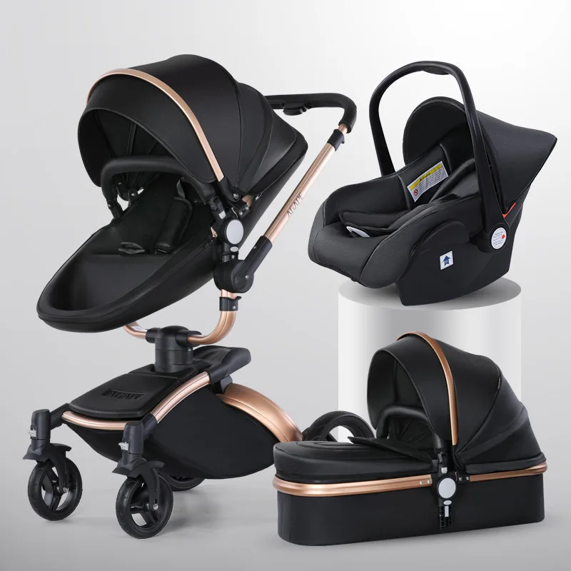 2024 Luxury baby stroller newborn stroller baby car carriange shell type pushchair High Quality Baby Pram High Landscape