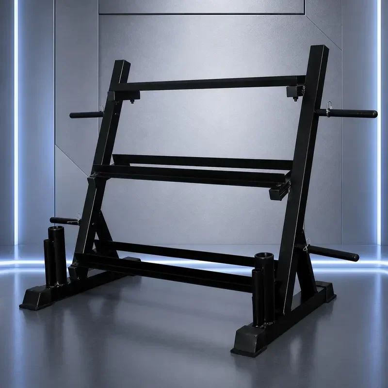 for Dumbbell Rack 3 Tier Household Storage Stand Double Layer Weight Holder Commercial Display Shelf Gym Equipment Organizer