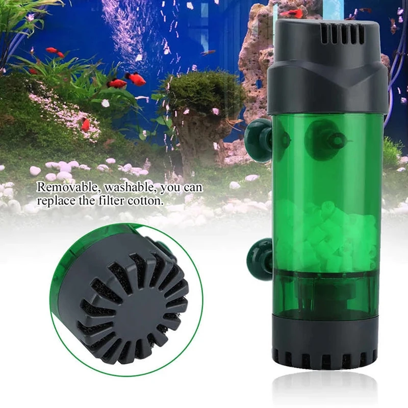 Mini Aquarium Filter for Aquarium Fish Tank Air Pump Skimmer Biochemical Sponge Filter Aquarium Bio Filters Filtro Accessory