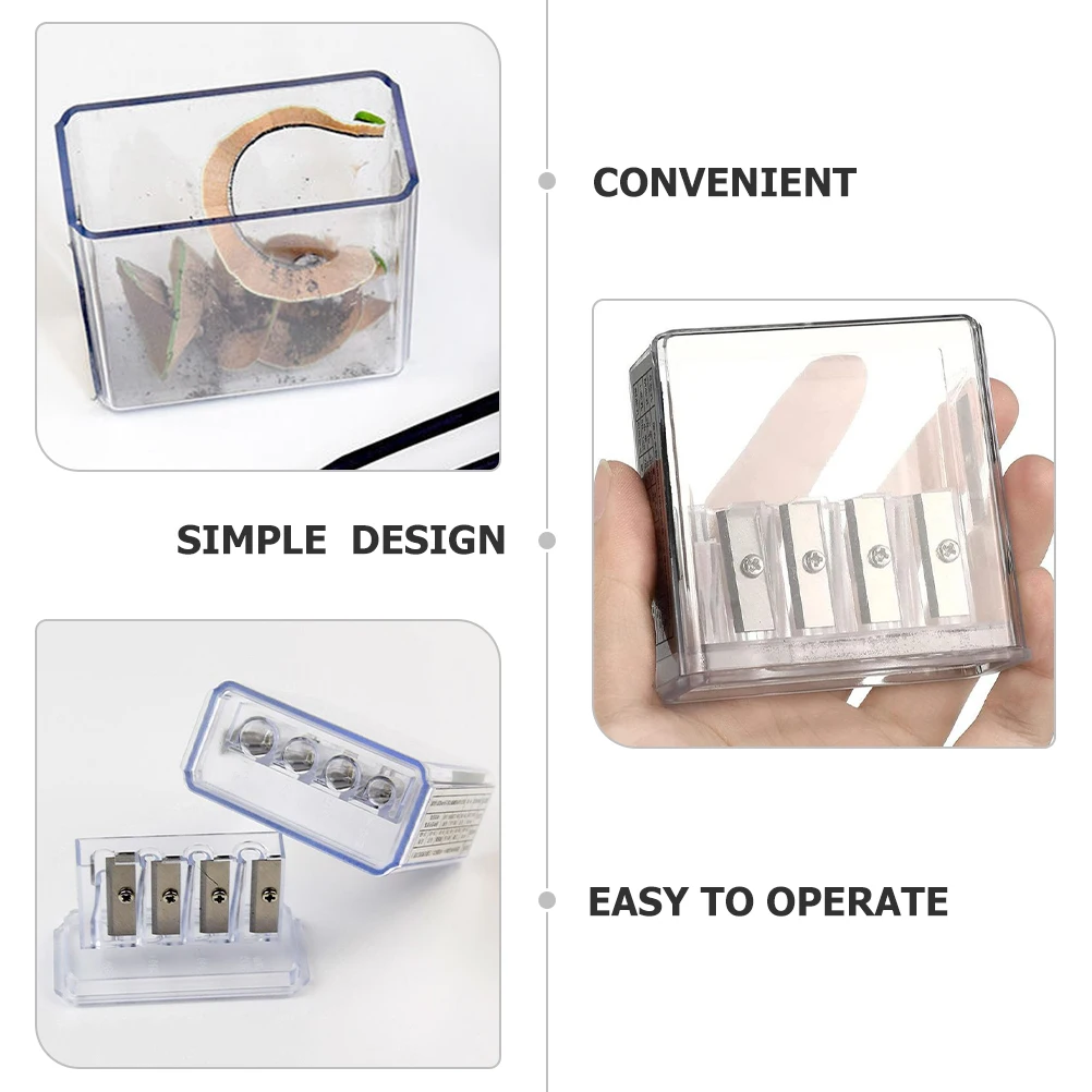 

Pencil Sharpeners Manual Pencils for Kids Sharper Crayon and Stationery Supplies Child