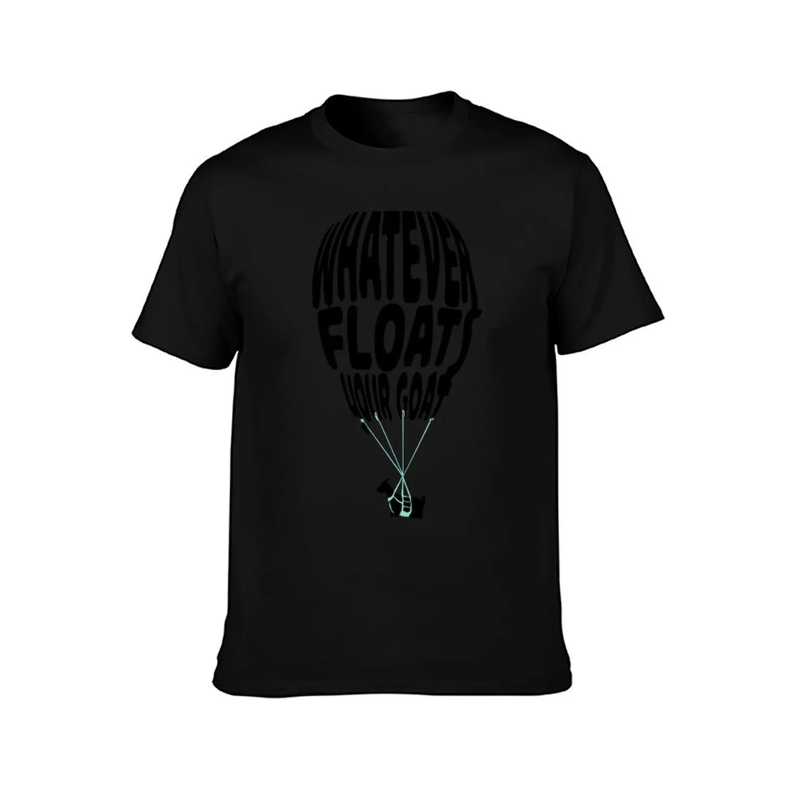 whatever floats your goat T-Shirt, Summer Casual Cotton Tee, Oversized Streetwear Tops, Vintage Graphic Print, Unisex Men Women