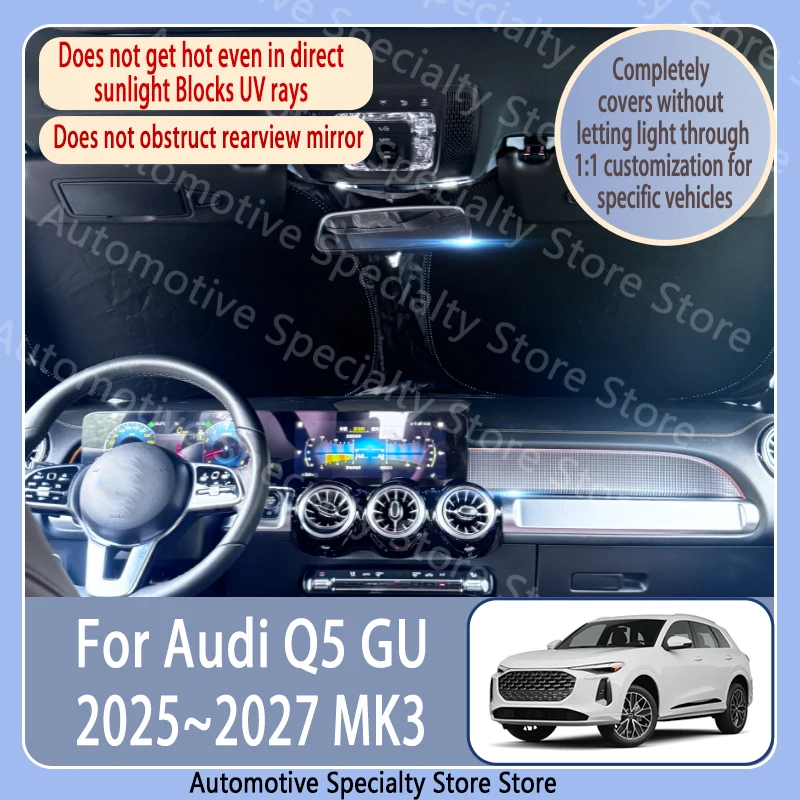 

For Audi Q5 GU 2025~2027 MK3 Car Front Windshield Sunshade Fold Shade UV Shade Solar Sun Shade Privacy Curtain Car Accessories