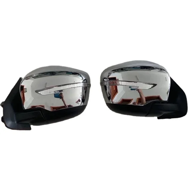 # for Best Selling Off-road Replacement Parts Side Mirrors With LED Aftermarket Chromed Rearview Mirror for NP300 2015+